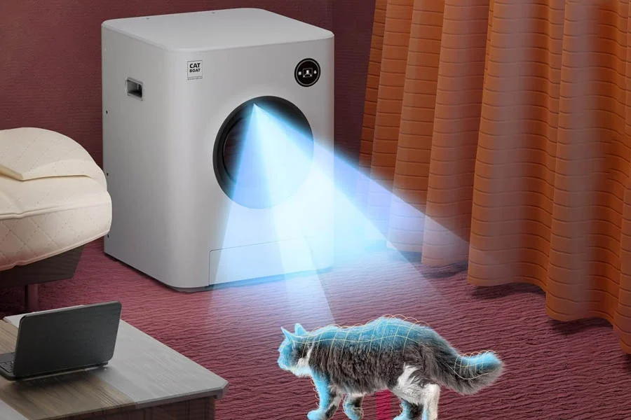 automatic cat litter cleaner